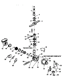 05 - Water Distribution Components parts for Amana Dishwasher ADU7500CBB / P1188306W from AppliancePartsPros.com