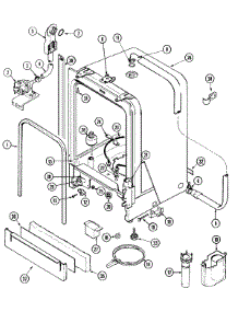 06 - Tub parts for Amana Dishwasher ADW862EAB / PADW862EAB0 from AppliancePartsPros.com