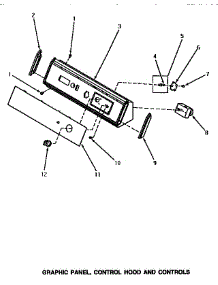 04 - Graphic Panel, Control Hood & Controls parts for Amana Dryer AE3213 from AppliancePartsPros.com