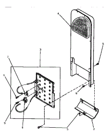 06 - Heater Box parts for Amana Dryer AE3413 from AppliancePartsPros.com