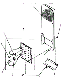 06 - Heater Box parts for Amana Dryer AE4413 from AppliancePartsPros.com