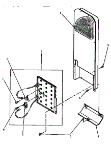 06 - Heater Box parts for Amana Dryer AE5413 from AppliancePartsPros.com