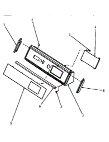 04 - Graphics Panel, Ctrl Hood And Ctrls parts for Amana Dryer AEE953 from AppliancePartsPros.com
