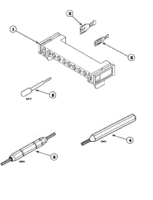13 - Motor Connection Block, Terminals Tools parts for Amana Dryer AEM407L2 / PAEM402L2 from AppliancePartsPros.com