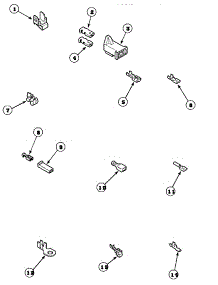 18 - Terminals parts for Amana Dryer AEM427W2 / PAEM427W2 from AppliancePartsPros.com