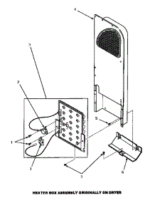 06 - Heater Box Assy, Original parts for Speed Queen Dryer AEM497W2 from AppliancePartsPros.com