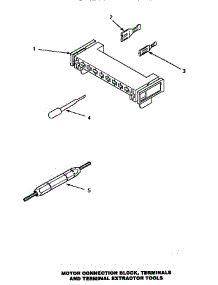 12 - Mtr Conn Block / Term & Extractor Tool parts for Speed Queen Dryer AEM497W2 from AppliancePartsPros.com