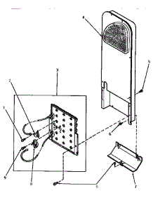 06 - Heater Box parts for Amana Dryer AEM653 from AppliancePartsPros.com