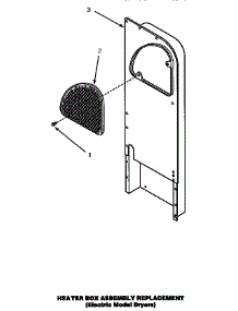 07 - Heater Box Assy (Replacement) parts for Amana Dryer AEM677W from AppliancePartsPros.com