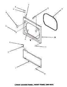 04 - L parts for Amana Dryer AEM697W2 from AppliancePartsPros.com