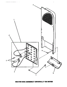08 - L parts for Amana Dryer AEM697W2 from AppliancePartsPros.com