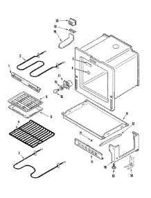 04 - Oven / Base parts for Admiral Range AER1450BAH from AppliancePartsPros.com