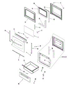 03 - Door / Drawer parts for Amana Range AER5511BAQ from AppliancePartsPros.com
