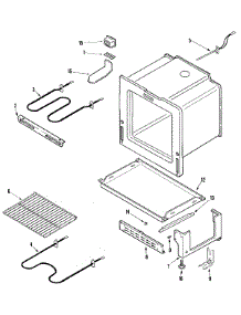 04 - Oven / Base parts for Amana Range AER5710BAH from AppliancePartsPros.com