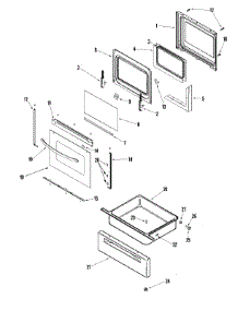 04 - Door / Drawer parts for Amana Range AER5725QAQ from AppliancePartsPros.com