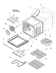 02 - Cavity parts for Amana Range AER5845QAF from AppliancePartsPros.com