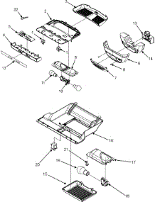 03 - Controls parts for Amana Refrigerator AFB2534DEB from AppliancePartsPros.com
