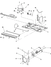 02 - Compressor parts for Amana Refrigerator ABB2527DEB / ABB2527DEX2 from AppliancePartsPros.com