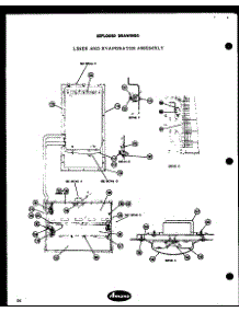02 - Liner And Evap Assy parts for Amana Refrigerator AFF105L from AppliancePartsPros.com