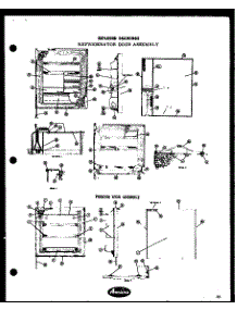 04 - Ref Door Assy parts for Amana Refrigerator AFF98 from AppliancePartsPros.com