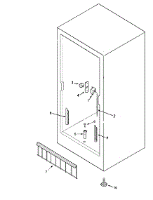 02 - Freezer Compartment parts for Amana Freezer AFU1202BW from AppliancePartsPros.com