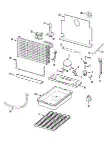 04 - Unit Compartment & System parts for Amana Freezer AFU1567BW from AppliancePartsPros.com