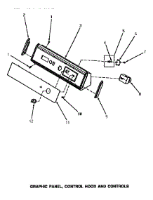 05 - Graphic Panel, Control Hood & Controls parts for Amana Dryer AG3219 from AppliancePartsPros.com