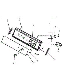 06 - Graphics Panel, Ctrl Hood And Ctrls parts for Amana Dryer AG3419 from AppliancePartsPros.com