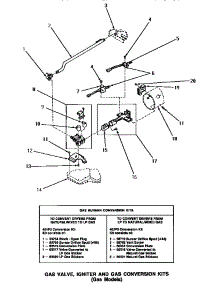 04 - Gas Valve, Igniter & Gas Conversion Kits parts for Amana Dryer AG5219 from AppliancePartsPros.com