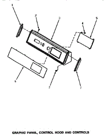 05 - Graphic Panel, Control Hood & Controls parts for Amana Dryer AG7139 from AppliancePartsPros.com