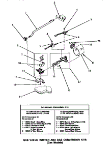 04 - Gas Valve, Igniter & Gas Conversion Kits parts for Amana Dryer AG7239 from AppliancePartsPros.com