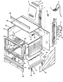 03 - Cabinet parts for Amana Range AGC585E / P1143082N E from AppliancePartsPros.com