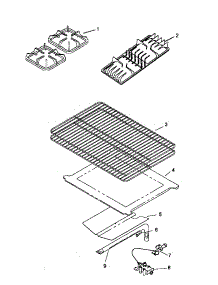 06 - Oven Components & Grates parts for Amana Range AGC585LL / P1143112NLL from AppliancePartsPros.com
