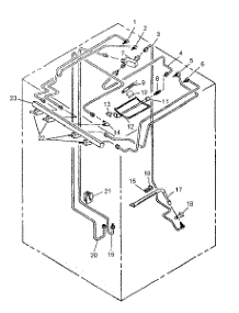 05 - Gas Components parts for Amana Range AGDS901E / P1131824N E from AppliancePartsPros.com