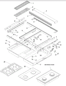 06 - M / Top (Acl200 Grill For All Agsd`S) parts for Amana Range AGDS902WX / P1133392N from AppliancePartsPros.com