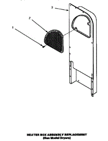 08 - Heater Box Assy (Replacement) parts for Amana Dryer AGM399 from AppliancePartsPros.com