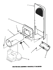 08 - Heater Box Assy, Original parts for Amana Dryer AGM409W2 from AppliancePartsPros.com