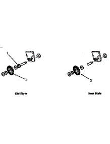03 - Cylinder Roller parts for Amana Dryer AGM439 from AppliancePartsPros.com