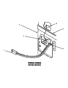 13 - Power Cord parts for Amana Dryer AGM479W from AppliancePartsPros.com