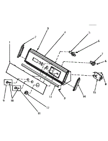 06 - Graphics Panel, Ctrl Hood And Ctrls parts for Amana Dryer AGM639 from AppliancePartsPros.com