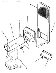 07 - Heater Box parts for Amana Dryer AGM639 from AppliancePartsPros.com
