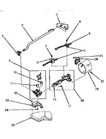 05 - Gas Valve And Igniter parts for Amana Dryer AGM659 from AppliancePartsPros.com