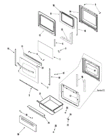 03 - Door / Drawer parts for Amana Range AGR5712BDQ from AppliancePartsPros.com