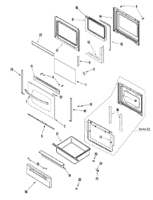03 - Door / Drawer (Slv) parts for Amana Range AGR5712BDZ from AppliancePartsPros.com