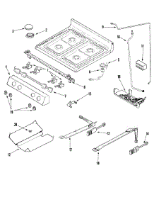 05 - Gas Controls parts for Amana Range AGR5715QDB from AppliancePartsPros.com