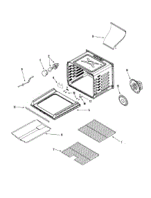 02 - Cavity parts for Amana Range AGR5825RDS from AppliancePartsPros.com