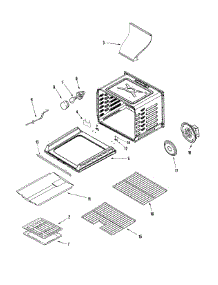 02 - Cavity parts for Amana Range AGR5835QDB from AppliancePartsPros.com