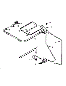 04 - Gas Components parts for Amana Range AGS730L / P1141258N from AppliancePartsPros.com