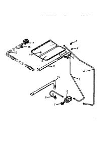 04 - Gas Components parts for Amana Range AGS730W / P1141268N W from AppliancePartsPros.com