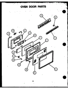 06 - Oven Door Parts parts for Amana Range AGS741L / P11559025 from AppliancePartsPros.com